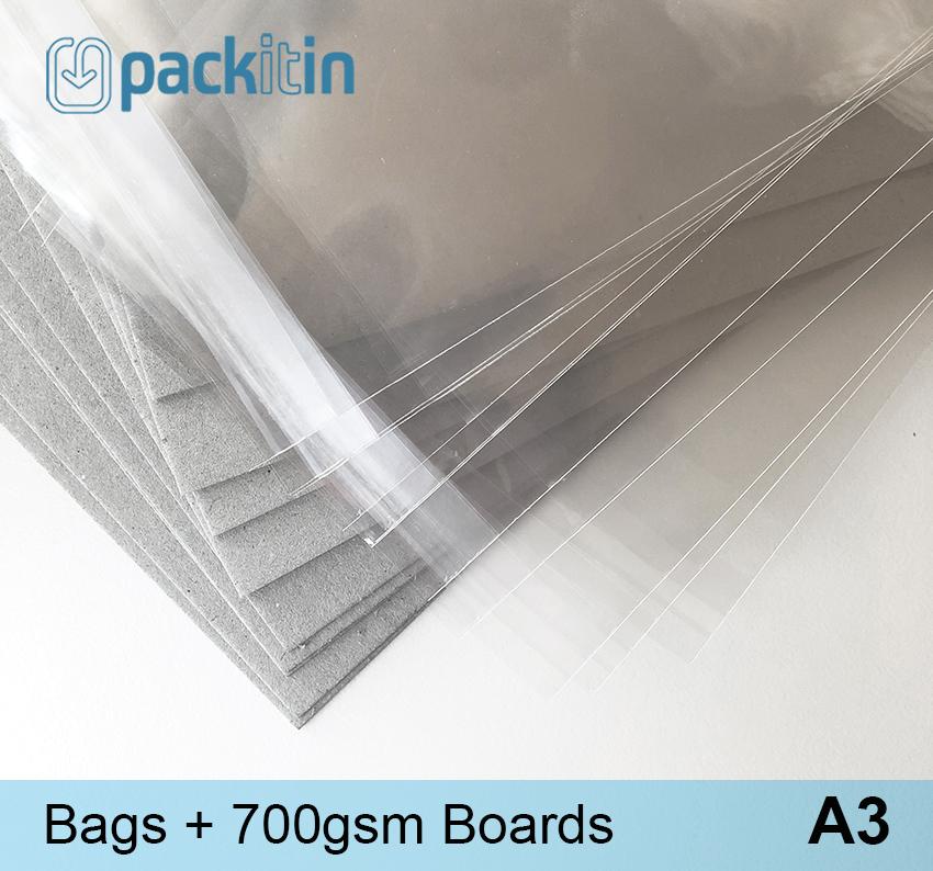 Art Photo Print Resealable Storage Bags - Clear Archival Polypropylene