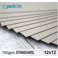 12x12 Standard Weight Backing Boards - 50 sheets