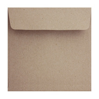 100 pack - 130 x 130mm square - Botany Natural Envelopes