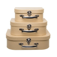 Suitcase Gift Boxes - Set of 3 - KRAFT
