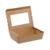 KRAFT Window Lid Boxes - SIZE 3 x25