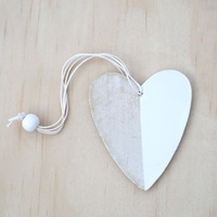 Wooden Christmas Decoration - HEART x1