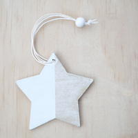 Wooden Christmas Decoration - STAR x1