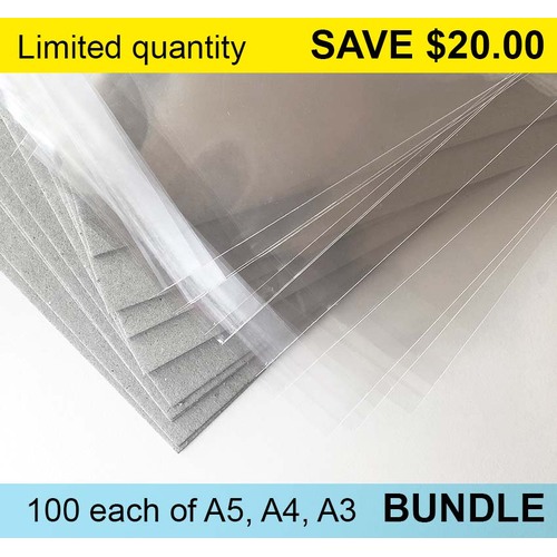 A5, A4 and A3 Value Bundle - 100 each