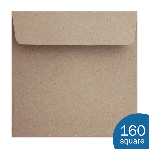 160 x 160mm Square - Botany Natural Envelopes