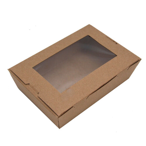 Kraft Window Lid Boxes